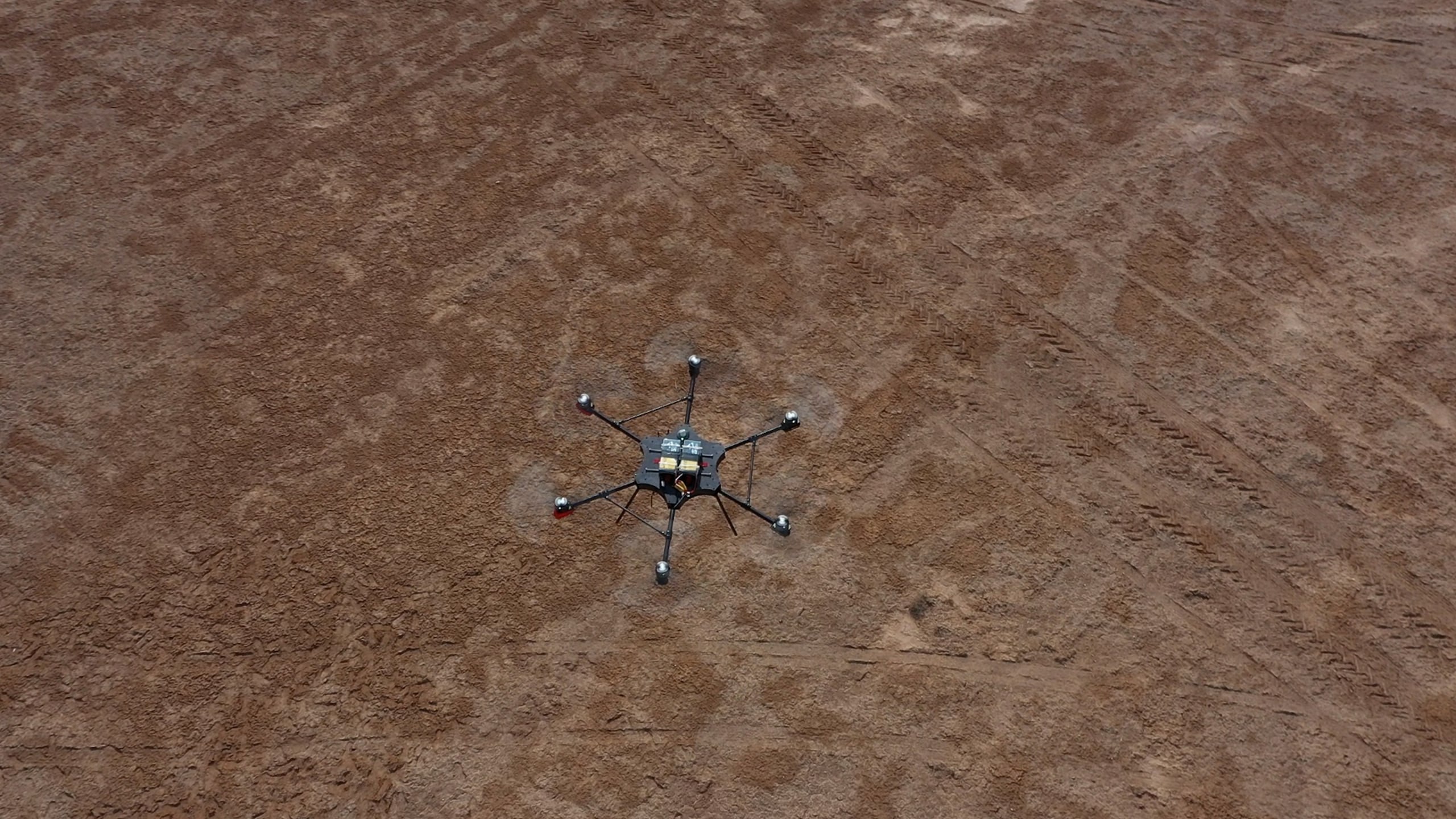 Hexacopter electronics closeup